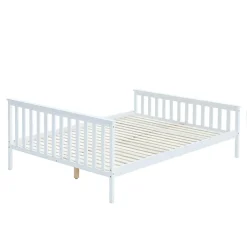 inny Łóżka^Łóżko drewniane ze stelażem CAMALENTO 160x200