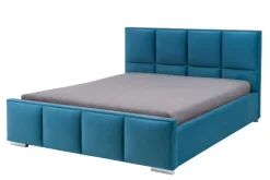 Outlet Łóżko FABRIZZIO SQUERE P 160x200, ze stelażem, z pojemnikiem