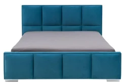 Outlet Łóżko FABRIZZIO SQUERE P 160x200, ze stelażem, z pojemnikiem
