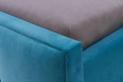 Outlet Łóżko FABRIZZIO SQUERE P 160x200, ze stelażem, z pojemnikiem