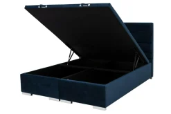 Discount Łóżko kontynentalne 160x200 granatowe FABRIZZIO FULL KP 25