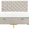 Hot Instilo Łóżko kremowe DONNA LUX 180 cm