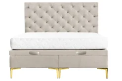 Sale Instilo Łóżko kremowe DONNA LUX 160 cm