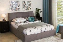 Best Łóżko STILO 160x200 ze stelażem, z pojemnikiem