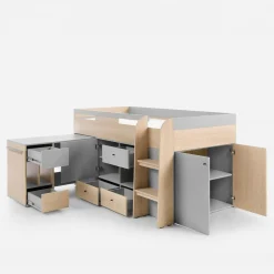 Clearance inny Łóżko z biurkiem i komodą ORO 90x200