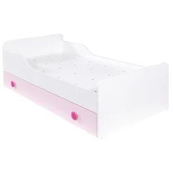 Dzieci Łóżka|Łóżka Dziecięce^Łóżko z materacem różowe TOP BABY 80x160
