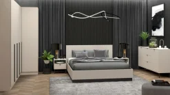 Exline Łóżka^Łóżko z pojemnikiem i stelażem KASZMIR 160x200 cm