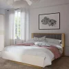 New FORTE Łóżko ze stelażem i oświetleniem RANKIN 160x200