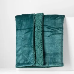 inny Koc ciemnozielony CASMIR 130x160 cm