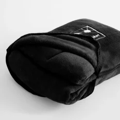 inny Tekstylia Zewnętrzne|Grill I Piknik^Koc podróżny 2w1, czarny, TRAVEL BLANKET 130x160 cm