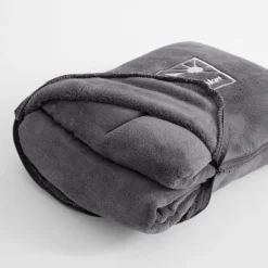 inny Tekstylia Zewnętrzne|Grill I Piknik^Koc podróżny 2w1, szary TRAVEL BLANKET 130x160 cm