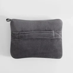 inny Tekstylia Zewnętrzne|Grill I Piknik^Koc podróżny 2w1, szary TRAVEL BLANKET 130x160 cm
