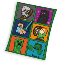 inny Koce I Narzuty^Koc polarowy MINECRAFT 150x200 cm