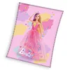 Dzieci inny Kocyki Niemowlęce^Koc polarowy różowy BARBIE 130x170 cm