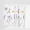 inny Koce I Narzuty^Koc w kwiaty kremowy CODIE 130x160 cm