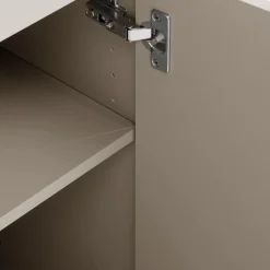 Outlet FORTE Komoda 2- drzwiowa z szufladą GANYMEDE jasny beż