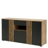 DiTrendi Komody^Komoda do salonu z lamelami MALAGA