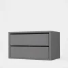 Discount ADBOX Komoda do szafy INNER II z 2 szufladami BASIC 75 szara