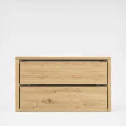 ADBOX Akcesoria Do Szaf^Komoda do szafy INNER II z 2 szufladami BASIC 75 dąb artisan