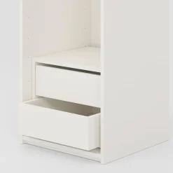 ADBOX Komoda do szafy z 2 szufladami 50 cm S biała