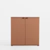 Discount FORTE Komoda 2-drzwiowa GANYMEDE terracotta