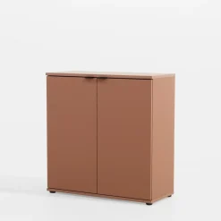 Discount FORTE Komoda 2-drzwiowa GANYMEDE terracotta