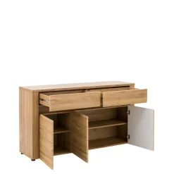 Furni Home Komody^Komoda SANDY 3D2S S3 z oświetleniem