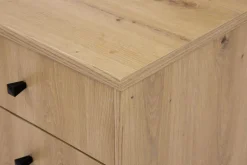 New FORTE Komoda TEMPRA 2 wysoka 2D2S dąb artisan