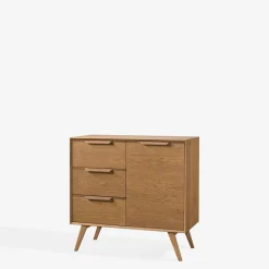 Online inny Komoda vintage z 3 szufladami LEO szer. 104,9 cm