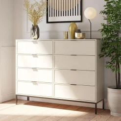 Discount inny Komoda z 8 szufladami kaszmir CARMEN