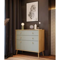Discount FORTE Komoda z 3 szufladami WHENUA