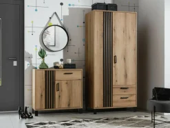Furni Home Komody^Komoda z lamelami NOEL