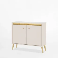 Outlet DiTrendi Komoda z oświetleniem LORENA 106 cm kaszmir