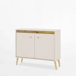Outlet DiTrendi Komoda z oświetleniem LORENA 106 cm kaszmir