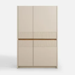 New FORTE Komoda z oświetleniem OAK SQUERE 95,3 cm