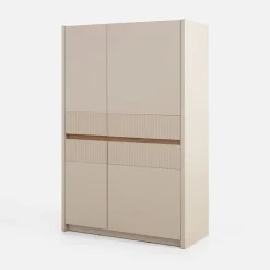 New FORTE Komoda z oświetleniem OAK SQUERE 95,3 cm