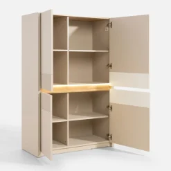 New FORTE Komoda z oświetleniem OAK SQUERE 95,3 cm