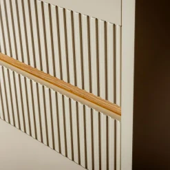 New FORTE Komoda z oświetleniem OAK SQUERE 95,3 cm