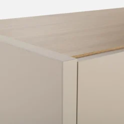New FORTE Komoda z oświetleniem OAK SQUERE 95,3 cm