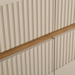 New FORTE Komoda z oświetleniem OAK SQUERE 95,3 cm
