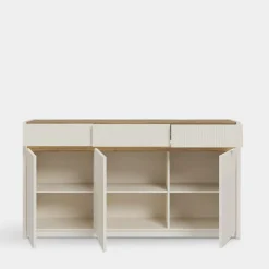 Clearance FORTE Komoda z oświetleniem OAK SQUERE 160 cm