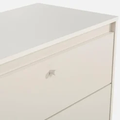 Outlet LENART Komoda z szufladami na metalowych nóżkach TORINO kaszmir