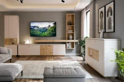 Clearance FORTE Komoda z witryną LOUOTO