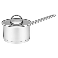 Prima Cucina Garnki, Patelnie I Pokrywki^Komplet 4 garnków z pokrywkami chrom MILANO