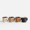 Sale inny Komplet 4 kubków ceramicznych 110 ml