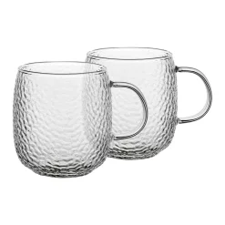 inny Szklanki I Kubki^Komplet 2 kubków szklanych SAVIA 380 ml