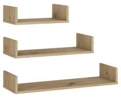 Discount Komplet 3 półek TRIO dąb artisan