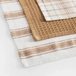 inny Tekstylia Kuchenne|Tekstylia Kuchenne^Komplet 3 ręczników kuchennych beżowe 40x60 cm