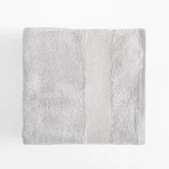 Discount Eurofirany Komplet 2 ręczników srebrny/stalowy GLOW 50x90 cm
