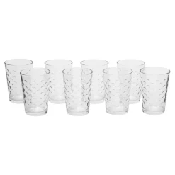 Best Komplet 8 szklanek do napojów 200 ml